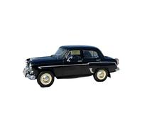 1:43 para El Modelo De Coche Moscowman 407 De Aleación De Metal Vehículo Clásico Negro para Exhibición Sala De Estar