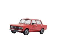 1:43 para Fiat 125P Taxi Coche de Juguete de aleación fundida a presión Modelo Coleccionable estático para Escritorio Adorno Decoración del Hogar