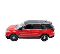 1:43 para Ford Utility Police Intercept Car Modelo De Aleación Colección De Decoración De Escritorio Exhibición Miniaturas De Automoción(Black Top)