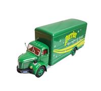 1/43 para Glr 8M 1960 Camión Furgoneta Modelo Cabeza Aleación Carrocería Verde Modelo Coche Clásico para Cumpleaños (A)