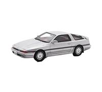 1:43 para Toyota Supra 3.0GT Turbo Limited Modelo De Coche De Aleación Colección Decoración Miniaturas De Automoción(Silver)