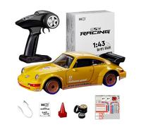 1:43 RC Drift Auto con giroscopio, modelo de coche teledirigido de aleación de 2,4 GHz, mini coche de carreras de deriva para niños, niñas y adultos