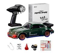 1:43 RC Drift Auto con giroscopio, modelo de coche teledirigido de aleación de 2,4 GHz, mini coche de carreras de deriva para niños, niñas y adultos