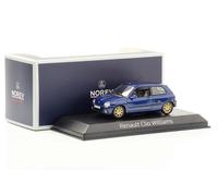 1:43 Renault Clio Williams 1996 Azul Metalizado Norev 517521