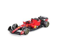 Bburago 18-36835L Coche a Escala F1 Ferrari SF-23 #16 Leclerc Con Casco, 1:43