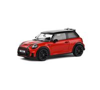 2023 Mini Cooper JCW (F56) Rojo/Negro 1:43 Solido S4315001
