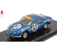 1/43 Spark-Modelo Renault A110 Alpine Team Ecurie Leopard N 61 24h Le Mans 1968