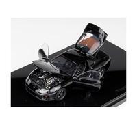 1:43 Speedmaster Supra A80 Modelo Coche Aleación Completamente Abierto Adorno De Oficina Rojo Coleccionable Exquisita Artesanía Decoración(Black)