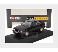 Corgi Vehículos modelo fundido a presión VA14307A Ford Escort Mk4 XR3i, negro, regalos de recuerdo para hombres y mujeres del Reino Unido - Modelos pequeños de coche de juguete fundido a presión para