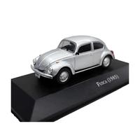 1 43 VW Fusca 1961 Silver Beetle Aleación Escala Retro Raro Modelo De Coche Clásico Colección Hobby Recuerdo