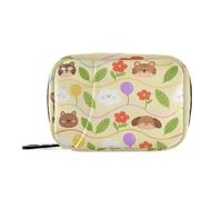 1 (449) bolsa de viaje con compartimentos desmontables, práctico organizador de viaje para cartera