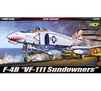 USN F-4b Vf-111 Sundowners Fighter 1:48 Plástico Modelo Kit Academy