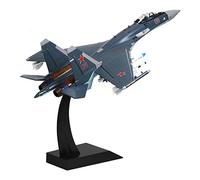 1 48 Apto para Air Force Marine Corps Su-35 Modelo De Avión Combate con Base Colección Juguetes para Adultos Kit de Juego de Pasatiempo(A)