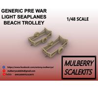 1/48 GENERIC 2X BEACHING TROLLEY FOR DISPLAY SEAPLANE MULBERRY SCALE KITS