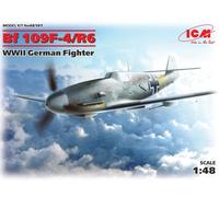 ICM 48107 - 1:48 Messerschmitt Bf 109F-4 / R6 WWII Alemán Fighter - Nuevo