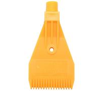 1 / 4BSP ABS Boquilla de soplado monotrou de boquilla a rosca exterior, boquilla de aliento, color amarillo