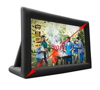 1 4FT 16FT 20FT Pantalla de proyector al Aire Libre de la Pantalla de película Inflable con la Bolsa de Transporte for el Cine en casa Eventos de Camping Juegos, Oficina(20ft Set)