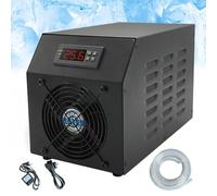 1/4HP 16 Gal Aquarium Cooler, 60L Aquarium Water Cooler with Pump and Hose, Low Noise Fish Tank Constant Temperature Cooling and Heating Machine for Coral Fish Shrimp Hydroponic,Cooling&Heating