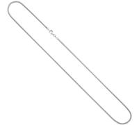 1,4mm Cadena de Serpiente de Oro Blanco 585 50cm Cadena Collar Gargantilla Damas