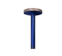 1/4pc 6mm Shank 15mm-30mm Diamond Grinding Heads Sintering Mounted Points T Ball Cone Cylindrical Wheel Stone Carving Grinding Tools(25mm)