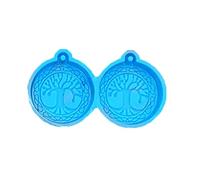 1/4pcs Moldura De Resina Joya Joya Epoxi Silicona Moldes La Vida La Vida Moldes Arete Arete Molde Silicona Para Hacer Joyas Epoxi