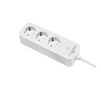 Offgridtec Smart WiFi Multipresa con 3 tomas, controlada a través de la aplicación Smart Life/Tuya, monitoreo de energía en tiempo real, temporizador y escenas, compatible con Alexa/Google Home, 16A