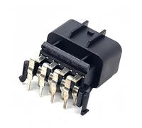 1/5/10/20/50/Juegos Conectores eléctricos negros de 8 pines y 2,3 mm for automoción, impermeables, macho y hembra FW-C-8F-B FW-C-8M-B(Dark Grey,20 SETS_8P)