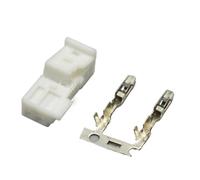 1/5/10/20 Kits 2 Pin B-14525-1 9-968554-1 9-968554-1A 8-1452577-1A Luz de la puerta del coche Socket A-dio Tweeter p/lug(White Female,20Sets)