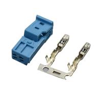 1/5/10/20 kits 2 Pin B-14525-1 9-968554-1 9-968554-1A 8-1452577-1A Luz de la puerta del coche Socket A-dio Tweeter p/lug(Blue Female 2,10Sets)