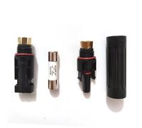 1/5/10/20 unidades/lote 10/15/20/30 A, conector de fusible solar CC macho a hembra, protección para el sistema de generación de energía solar (20 A, 10 unidades)