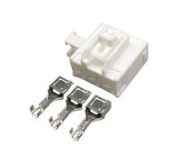 1/5/10/20Kit Set Blanco 3 Pin Coche Serie 7.8mm Alta Potencia Auto Cable Cable Macho Conector Hembra 7282-3030 7283-3030(Female Set,20Sets)