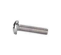 1/5/10/25 Uds M2 M3 M4 M5 M6 M8 GB818-85 A2-70 304 tornillo de cabeza redonda cruzada de acero inoxidable longitud del perno = 3-100mm(20mm,M8 1pc)