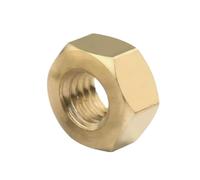 1/5/10/50/100 Uds M1.4 .6 M2 .5 M3 M4 M5 M6 M8 M10 M12-M20 DIN934 Tuerca Hexagonal De Cobre Y Latón for Perno(M20 (1pc))