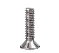 1/5/10/50 Uds M1.6 M2 .5 M3 M4 M5 M6 M8 304 A2 Cabeza Hexagonal De Acero Inoxidable Tornillo Allen Avellanado Plano DIN7991(20mm,M2.5 (50pcs))