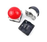 1/5/10 piezas EFAK Interruptor pulsador hongo IP67 Resistente al agua CA/CC Parada de emergencia Reinicio automático Pedal de pie Raqueta de mano 1NO + 1NC(Red Self-Locking,1 Pcs,1NO)