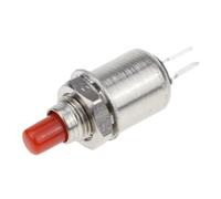 1/5/10 uds. DS-402 0,5 A 125 V CA, interruptor de botón pulsador momentáneo con retorno por resorte de 5 mm(Red,10pcs)