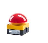 1/5/10 unidades Interruptor de botón de cabeza grande IP67 FAK - R/KC11/I 1NO+1NC Parada de emergencia, rearme automático, pulsador de pie(Red Self-Locking,10 Pcs,1NO)