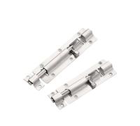 1.5-12 Inch Door Lock Buckle Window Catch Lock Cabinet Catches Aluminum Alloy Door Tower Bolt Latch Catch Home Hardware Silver(8 inches ZF)