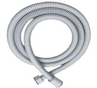 1,5/2/3,0 M oro gris acero inoxidable Flexible larga ducha manguera extensión de agua tubería plomería tubo tracción accesorios baño para Grifos de Baño(White,200cm)