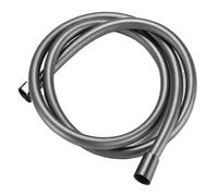 1.5/2/3/4m PVC Handheld Shower Head Hose Flexible Anti Winding Explosion-proof Water Tube Bathroom Faucet Hose Extension Pipe(Grey,200cm)