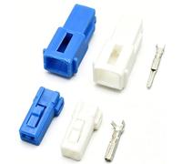 1/5/20 juegos de 2 vías macho hembra Audio enchufe Tweeter conector de estación de instrumentos automotrices 174463-1(Male-Blue,20Sets)