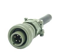 1/5 juegos 5 pines serie MS5015 aviación militar macho hembra MS3106A-14S-5S/P conector acodado recto MS5015 MS3102(Color:5p Male-01,Size:5 sets)