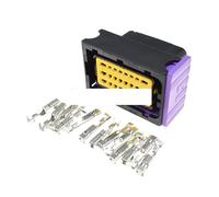 1-5 juegos de conector Ecu automotriz de 24 pines, enchufe FCI Pcb, carcasa de plástico resistente al agua, enchufe macho 211PC249S0005 211PL249S0023 (Color : Female Sets, Size : 2Sets)