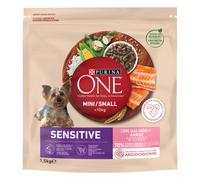 Purina One Mini Delicate Salmón y Arroz - Saco de 1,5 Kg