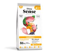 1.5 kg Dibaq Sense Hairball Grain Free Adult Pavo y Pato pienso para gatos