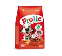1.5 kg Frolic Pienso Semihúmedo para Perros Adultos Sabor Ternera