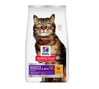 1.5 kg Hill's Adult Science Plan Sensitive Stomach Pollo pienso para gatos