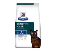 Hill's Prescription Diet m/d alimento para gatos con Pollo - Saco de 1,5 Kg