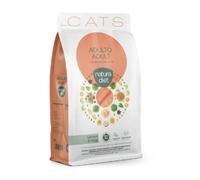 1.5 kg Natura Diet Adult Salmón y Vegetales pienso para gatos
