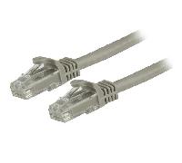 1.5 m cat6 cable grey snagless - 24 awg copper wi re